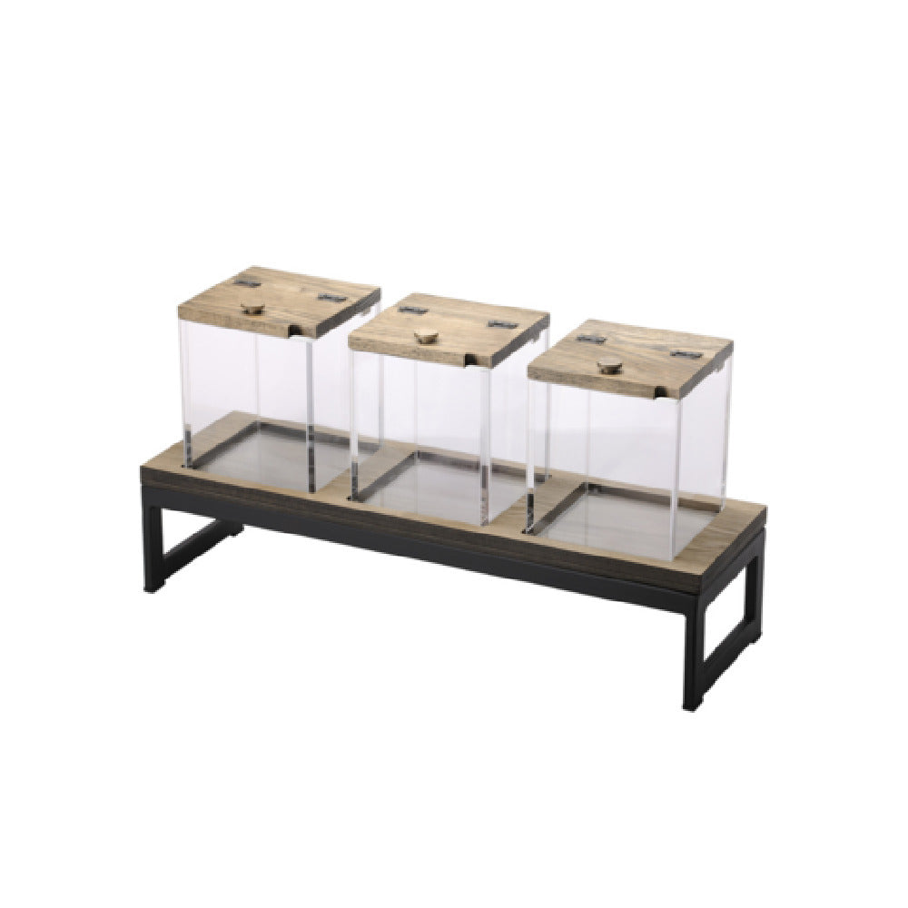 FOH BHO270MUM18 Smart Buffet Ware® T-Collection Cereal Dispenser Set 6.5 Qt.