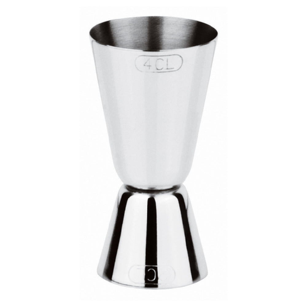 Paderno 41604-00 Cocktail Measuring Cup 3/4 Oz. X 1-1/2 Oz.