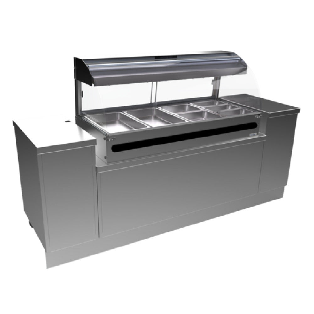 Resfab CBT-5 Stainless Steel Cabinet Base For Resfab GM-5PN Hot Case Open Back Design