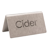 Service Ideas 1C-BF-CIDER-MOD Service Ideas Laser Cut ID Tent Table Tent Cider