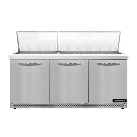 Continental Refrigerator D72N30M-FB Designer Line Mighty Top Sandwich Unit Front Breather