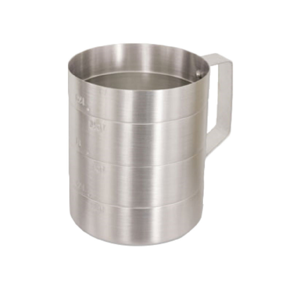 Stanton Trading DM-4 - Dry Measuring Cup, Aluminum, 4 Quarts