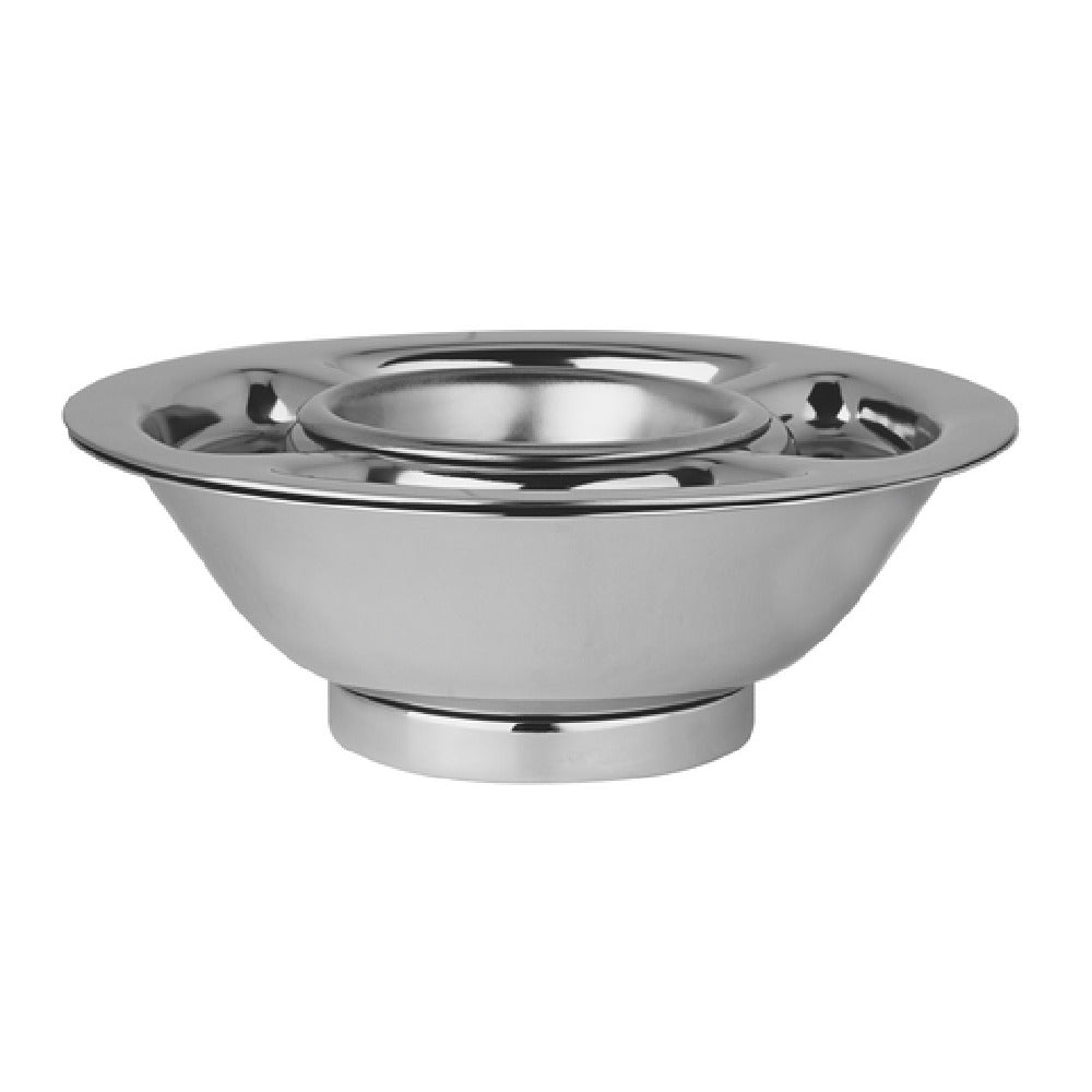 Steelite 5850JX133 Individual Caviar Server 7-3/4" X 2-5/8" Stainless Steel