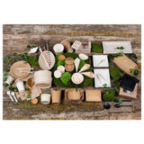 PacknWood 210BIO3K - Grab & Go Meal Box, 50 Oz., 8.25" X 6.25" X 2.6"