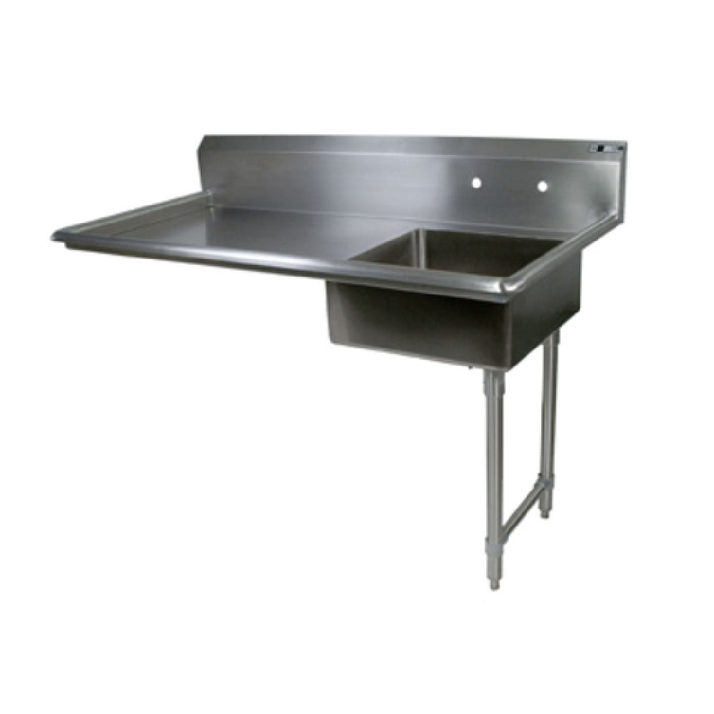 John Boos EDTS8-S30-50UCR Undercounter Dishtable Soiled Straight Design