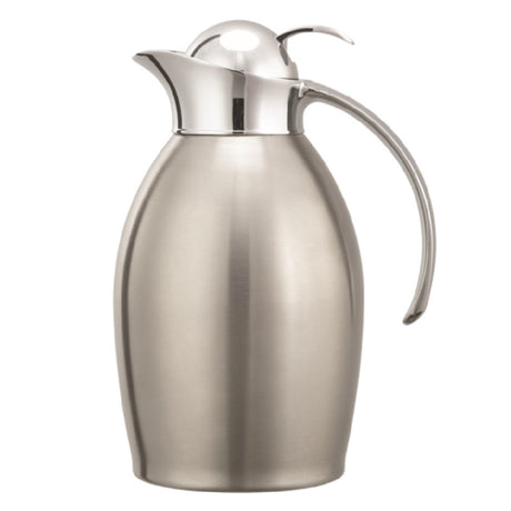 Service Ideas NIC10BSPB Service Ideas Nicollet Series Carafe Push Botton Lid Vacuum Insulated