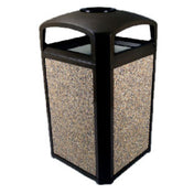 Rubbermaid FG397501BLA - Landmark Series® Classic Container, 50 Gallon, 26" Square X 46-1/2"H