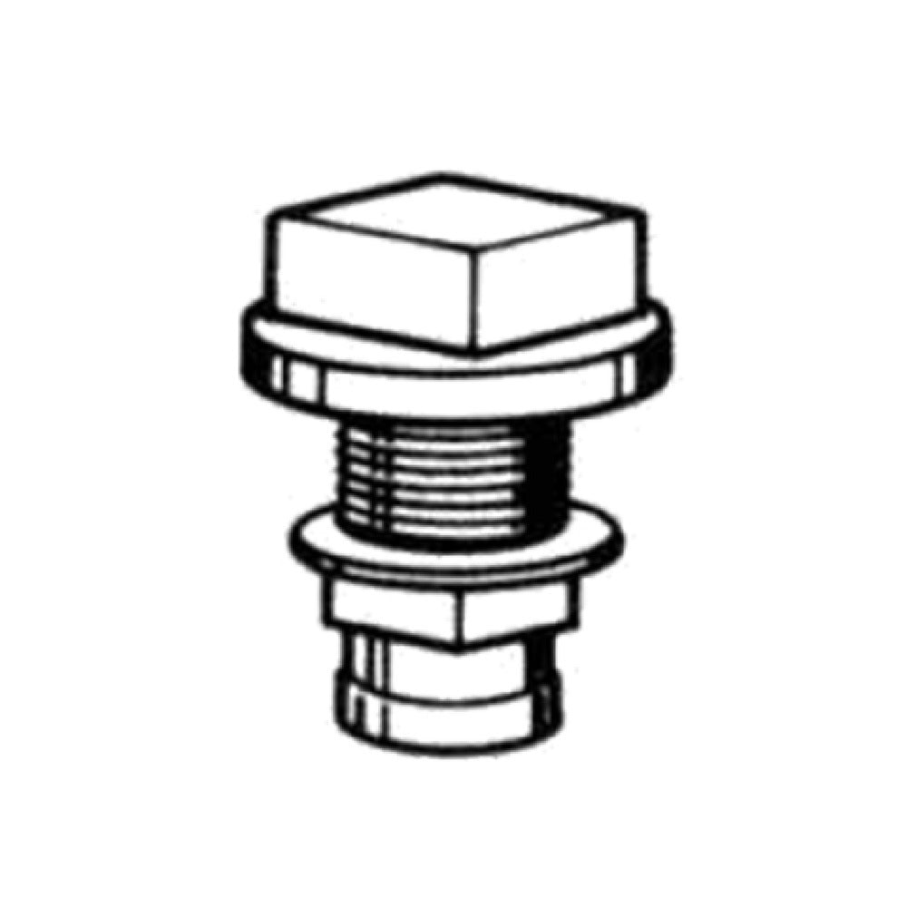 Somat 10-5-701 - Water Swirl Inlet Valve, Chrome Plated, Fixed Elbow Design