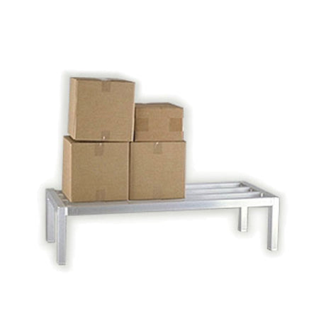 New Age Industrial 2001 Dunnage Rack 36"W X 18"D X 8"H All Welded Aluminum Construction