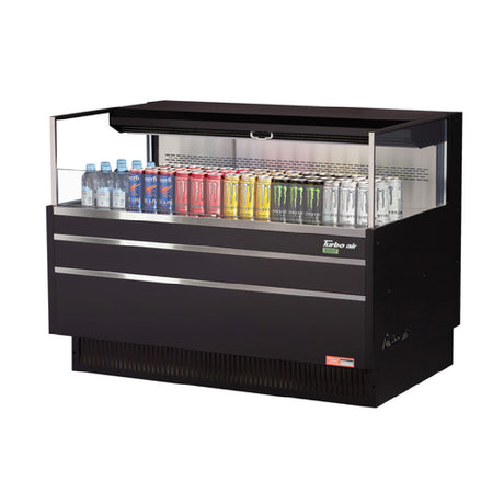 Turbo Air TOM-48L-UF-W(B)-1S-N Horizontal Open Display Merchandiser Low-profile