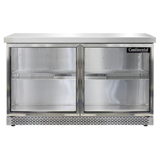 Continental Refrigerator SW48NGD-FB Work Top Display Refrigerator Front Breather