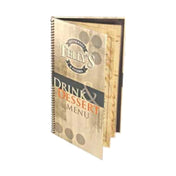 Menu Solutions ADD6B Menu Insert 5-1/2" X 11" 6 Pages/12 Views