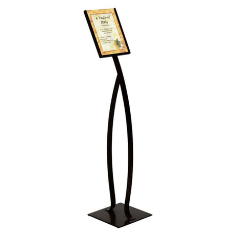 Hubert 56335 - X-Pressly Bamboo™ Sign Holder, Floor Stand, 48"H