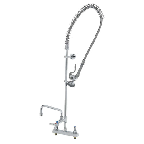 T&S Brass B-5120-12-CR-B EasyInstall Workboard Pre-Rinse Unit Deck Mount Mixing Faucet