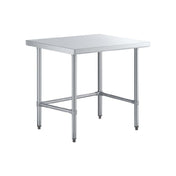 Sapphire Manufacturing SMTEO-1448G Worktable 48"W X 14"D X 35"H 18/430 Stainless Steel