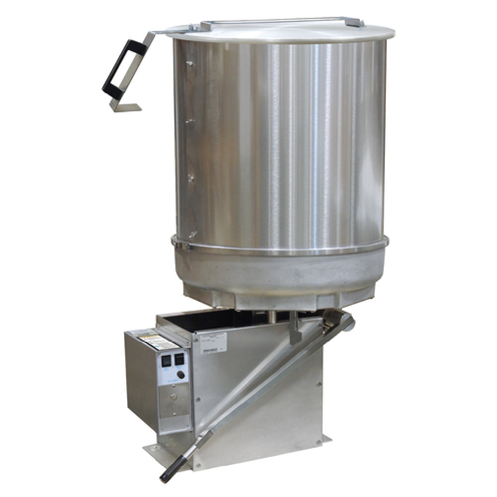 Gold Medal 2621 Mark 20 Karmel King Cooker Mixer Left Hand Dump 20 Gallon Capacity Kettle With 23" Diameter