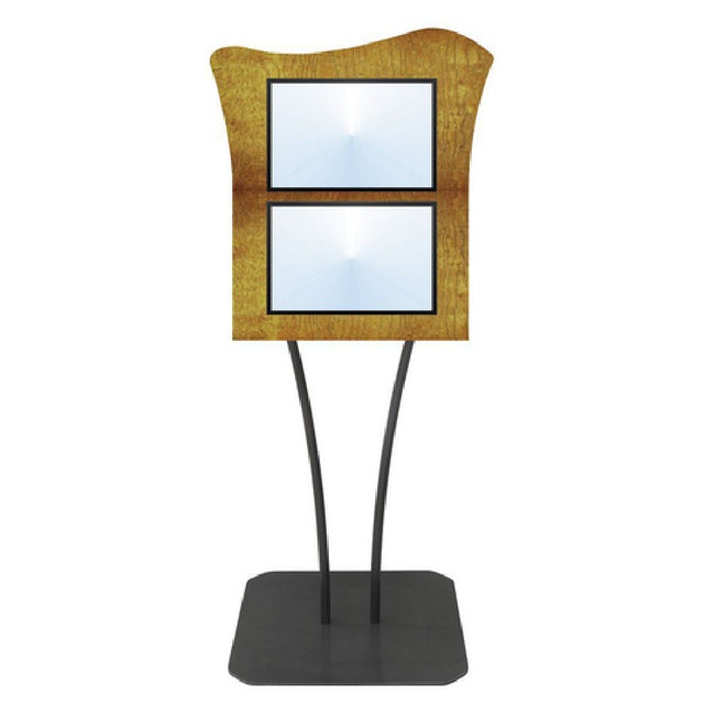 Hubert 67791 - Menu Board, 2-pocket, Floor Stand