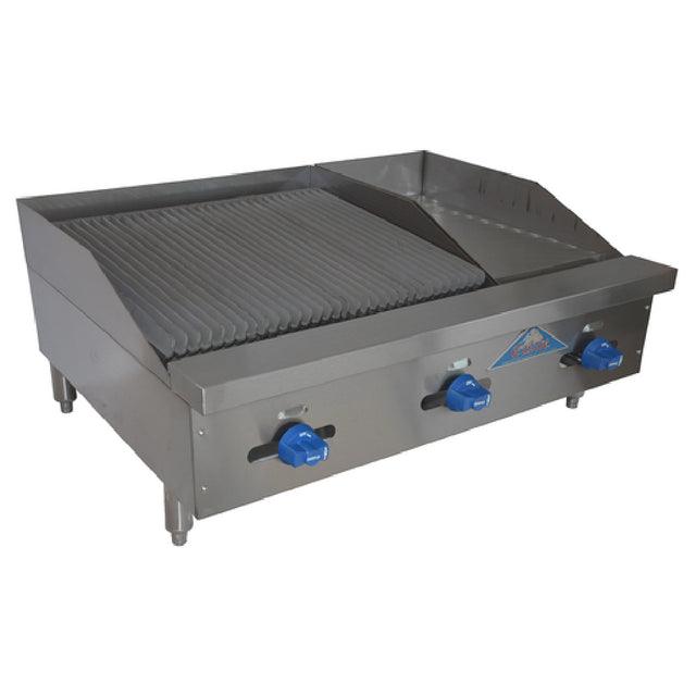 Comstock-Castle FHP36-12-2RB Char-Broiler/Griddle Combination Countertop Gas