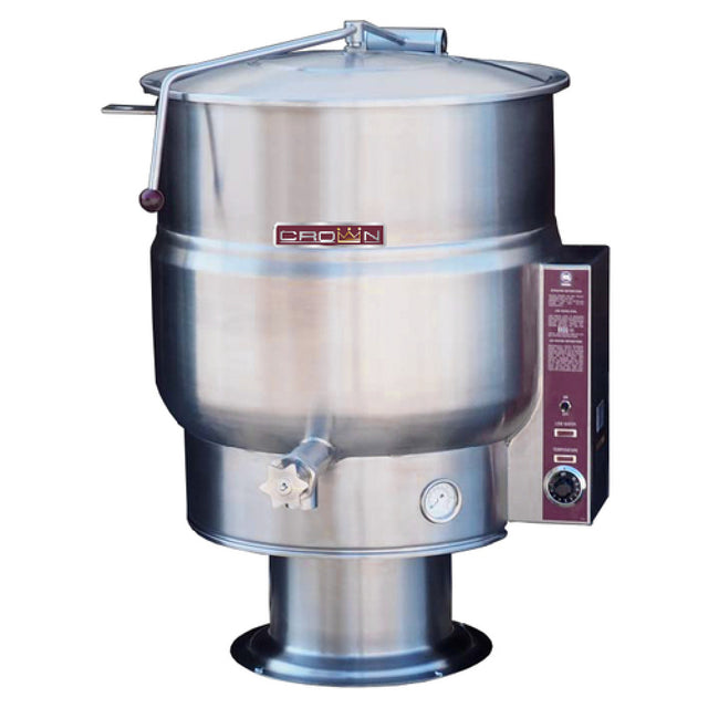 Crown Steam EP-40_220/60/3 Stationary Kettle Electric 40 Gallon Capacity