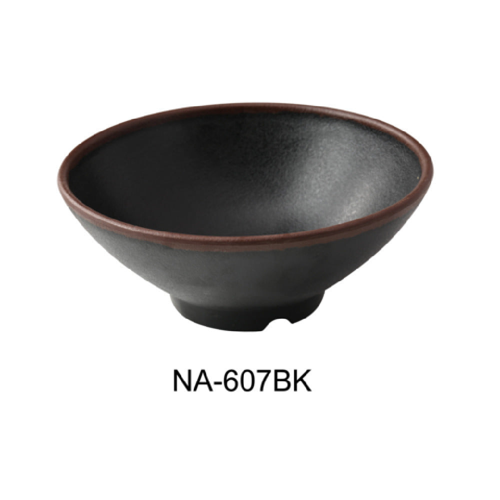 Yanco NA-607BK Nature Art Ramen Bowl 7"dia. X 2-3/4"H 26 Oz