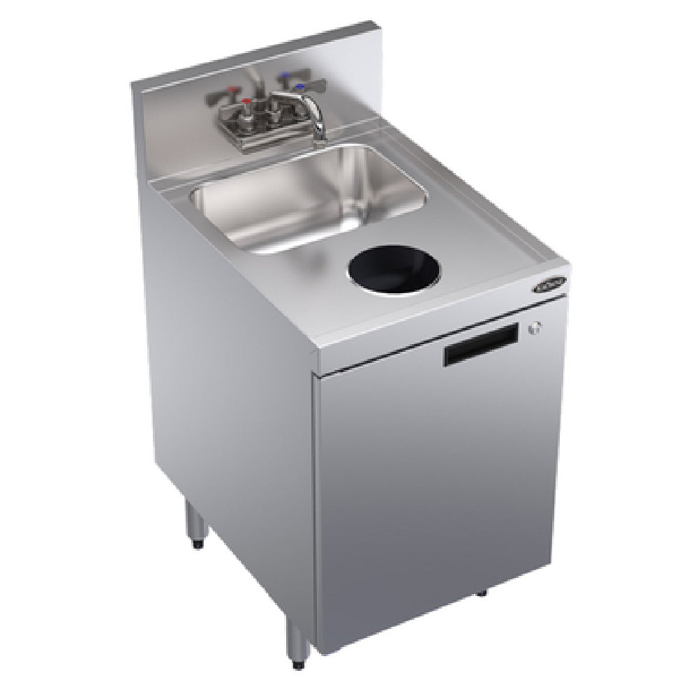 Krowne KR24-SD18C Royal Series Underbar Waste Sink Unit Cabinet Base With Locking Hinged Door