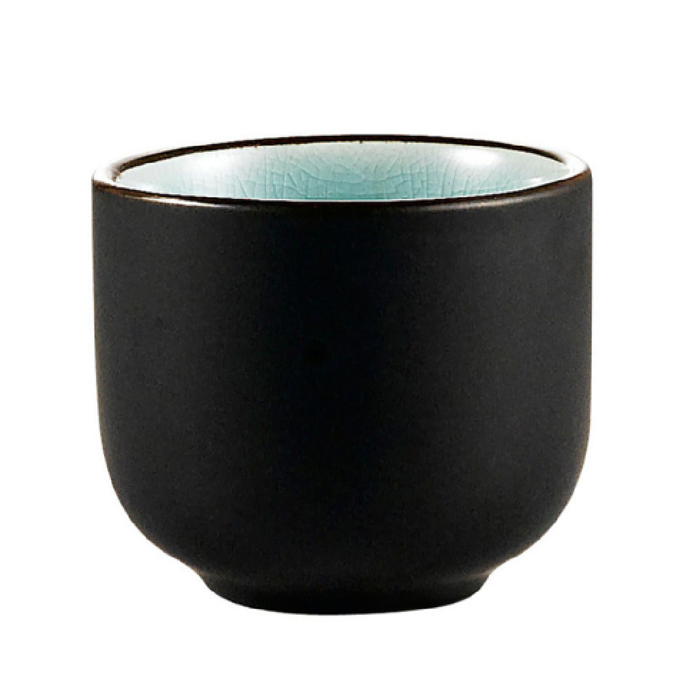 CAC China 666-WC-BLU Japanese Style Sake Cup 1-1/2 Oz. 2" Dia. X 1-3/4"H