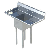 Sapphire Manufacturing SMS-1824-D24 Sink 1-compartment 54"W X 29-1/2"D X 44-1/4"H Overall Size