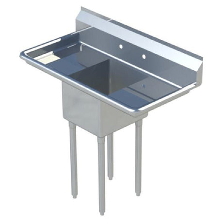 Sapphire Manufacturing SMS-1821D Sink 1-compartment 54"W X 26-1/2"D X 44-1/4"H Overall Size