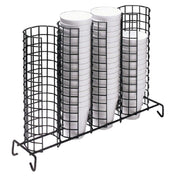 Hubert 36623 - Cup & Lid Dispenser/Rack, 4-compartment, 17" X 4" X 12-1/2"H