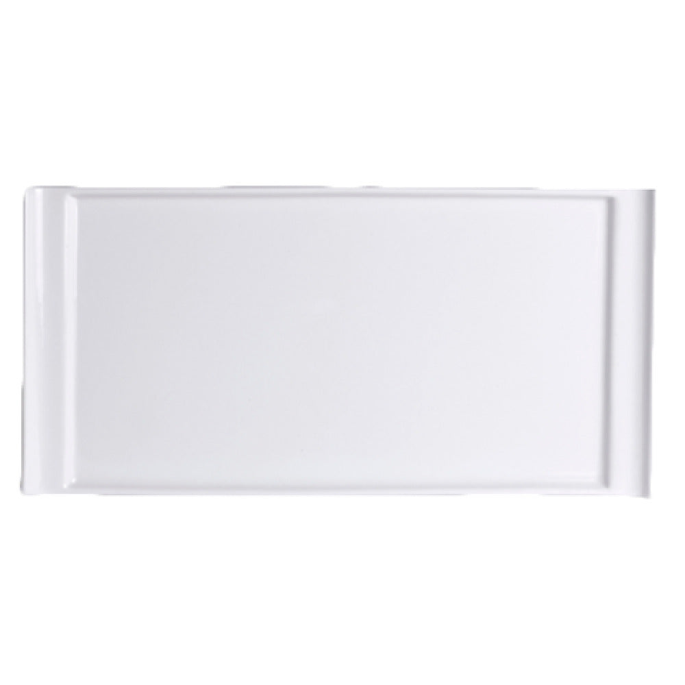 Steelite 6900E407 Tray 8" X 4". Rectangular Handled