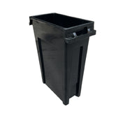 Quantum CTH-23_GRAY - Crusader Thin Container, 23 Gallon, 22"D X 11"W X 30"H