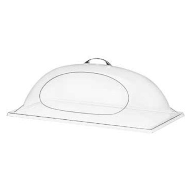 Cal Mil 324-10 Display Cover 10"W X 12"D X 4-1/2"H Dome With One Side Cut Out