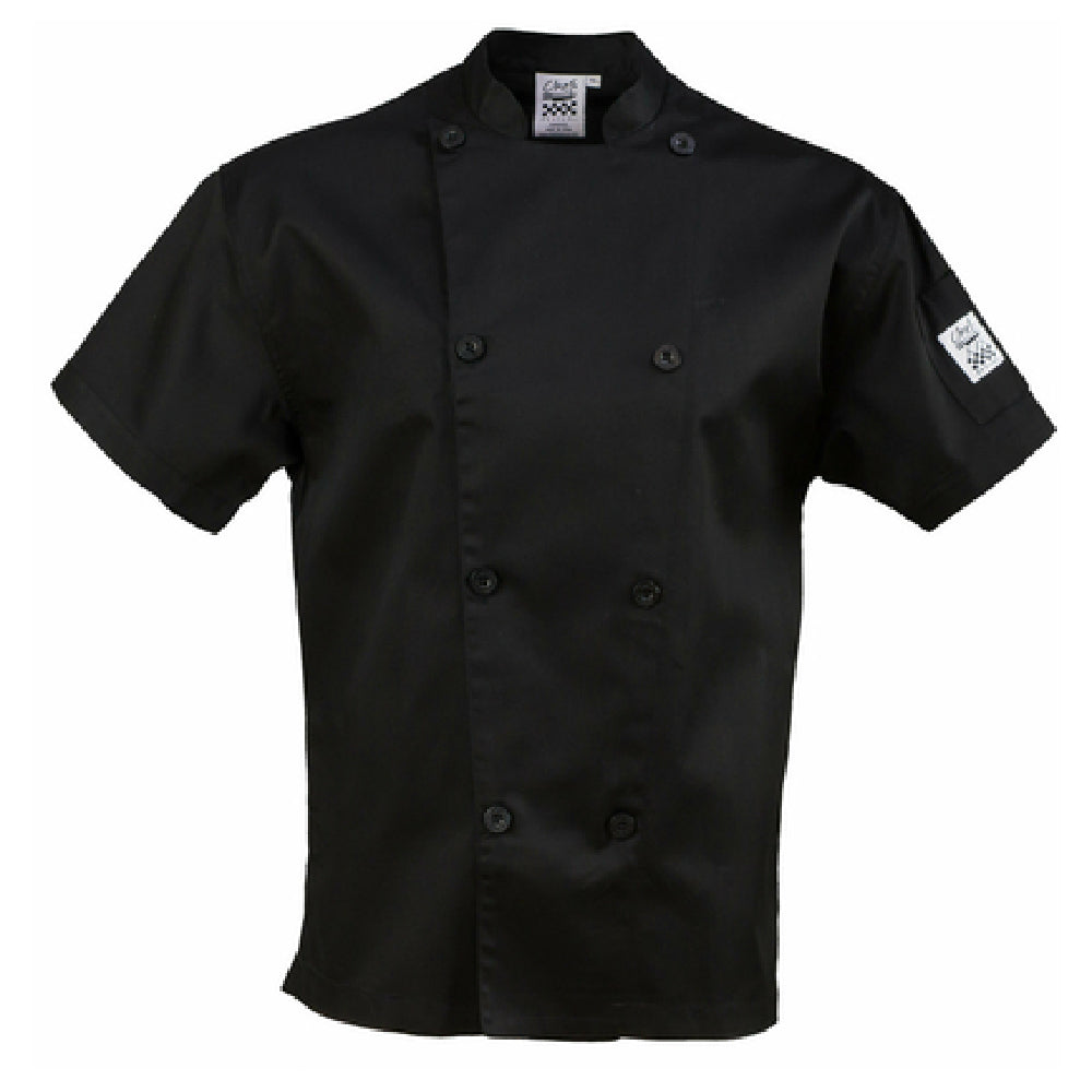 John Ritzenthaler Company J205BK-3X Chef Revival® Performance Series Jacket 3X-large Double Breasted