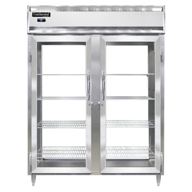 Continental Refrigerator D2RENSSPT-GD-GD Designer Line Wide Refrigerator 52 Cu. Ft. Capacity