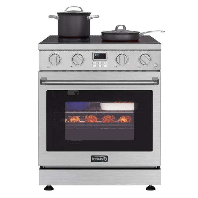 Koolmore KM-EPR-30AP-SS Residential Professional Electric Range 30"W X 30"D X 36"H