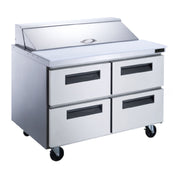 Dukers DSP60-24M-D4 Mega Top Sandwich/Salad Prep Table With Drawers