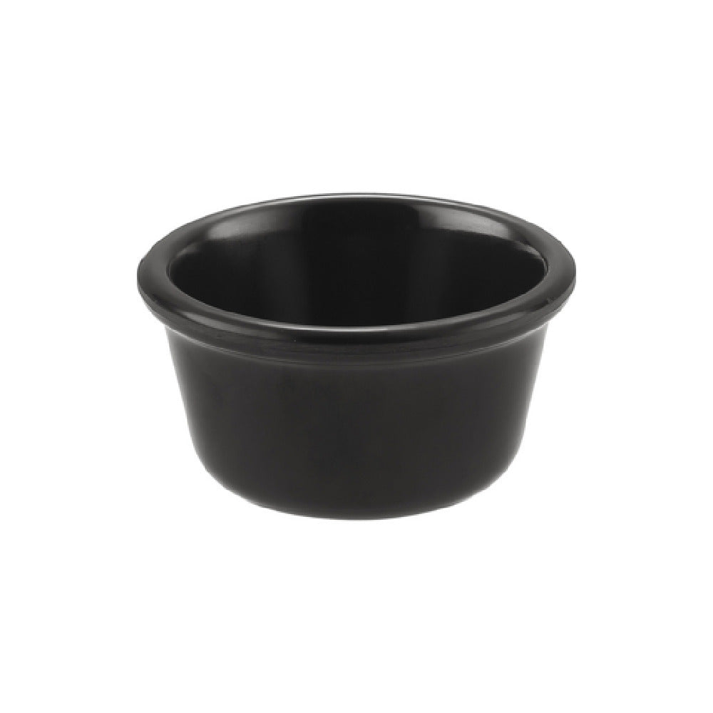 CAC China MRKF-4-BLK Ramekin 4 Oz. 3-1/4" Dia. Round