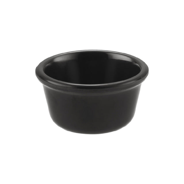 CAC China MRKF-4-BLK Ramekin 4 Oz. 3-1/4" Dia. Round