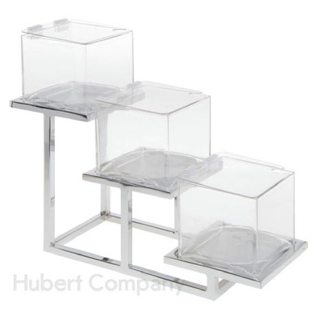 Hubert 59755 - Cerve Collection Holder, 3-tier, 6"W X 17-5/16"D X 9-11/16"H