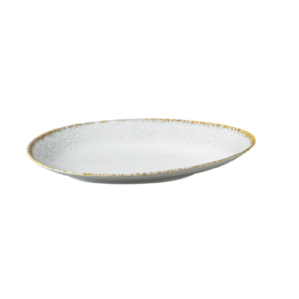 Yanco IB-313 - Iris Blue Plate, 13 3/4" X 8 1/4" X 2 1/8", Oval