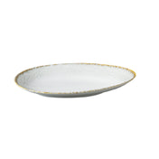 Yanco IB-313 - Iris Blue Plate, 13 3/4" X 8 1/4" X 2 1/8", Oval