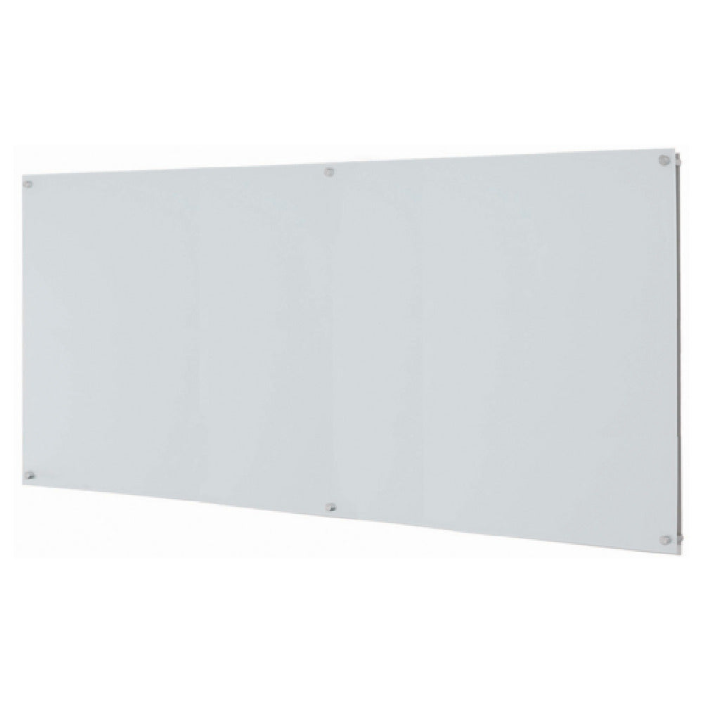 Aarco 3WGBM4896 ClearVision™ Magnetic Glass Markerboard 96"W X 48"H 1/8"(3mm) Low Iron