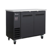 Blue Air BLNBB-48B-HC - Back Bar Cooler, Narrow Depth, Two-section