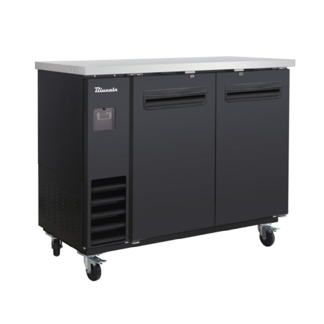 Blue Air BLNBB-48B-HC - Back Bar Cooler, Narrow Depth, Two-section
