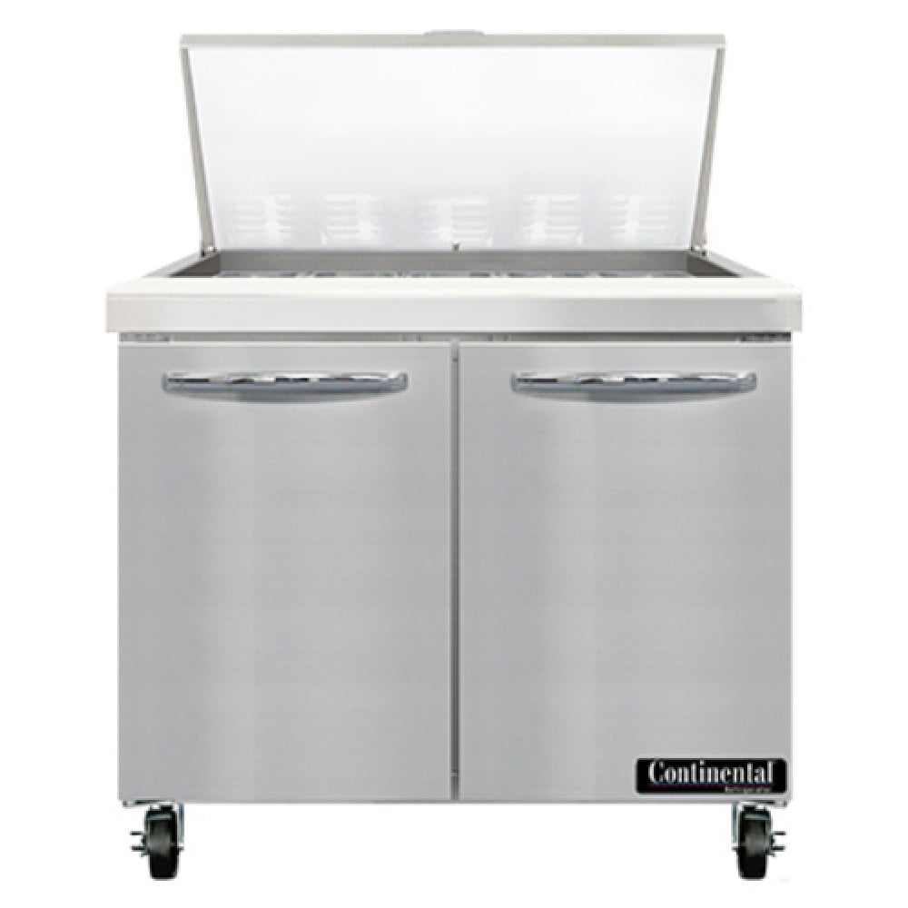 Continental Refrigerator SW36N15M Mighty Top Sandwich Unit 36"W 10.3 Cu Ft Capacity