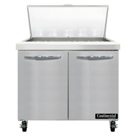 Continental Refrigerator SW36N15M Mighty Top Sandwich Unit 36"W 10.3 Cu Ft Capacity