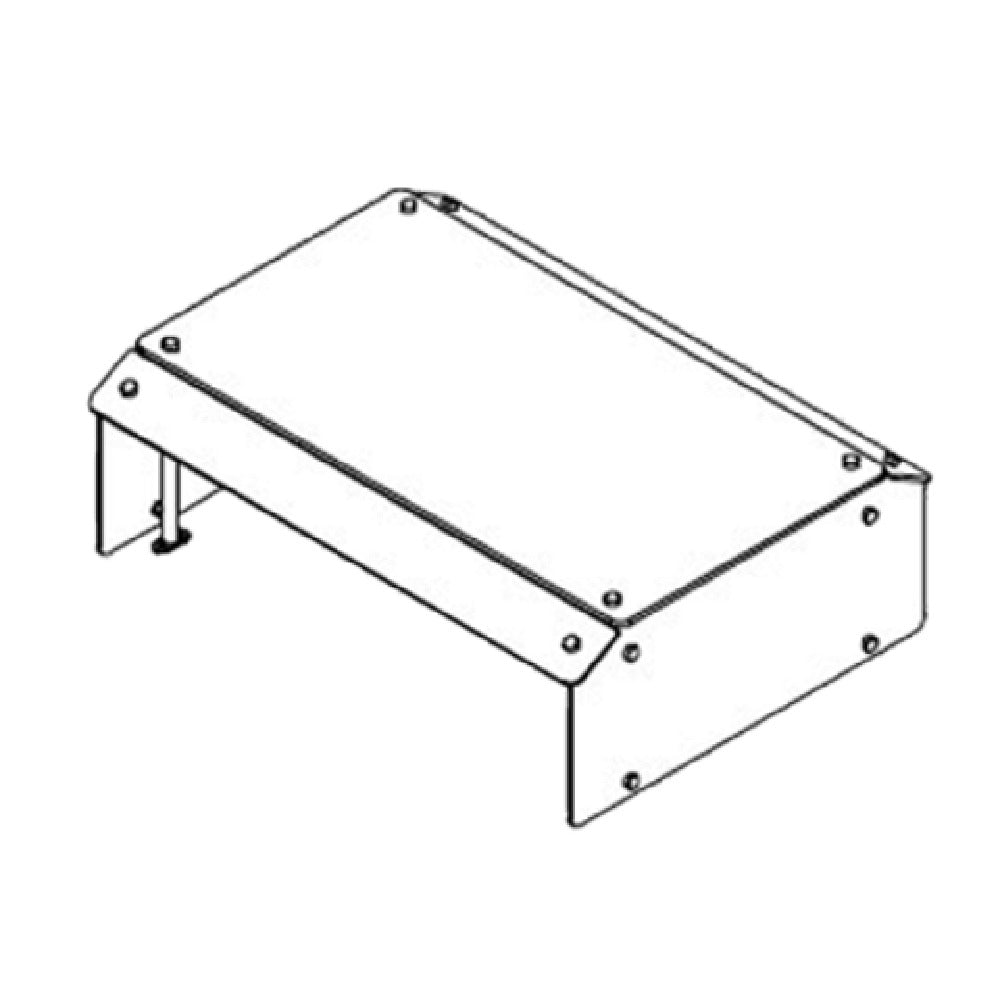 Delfield DCFSKD FlexiShield™ Food Shield Single Tier With Fixed Sneezeguard Front