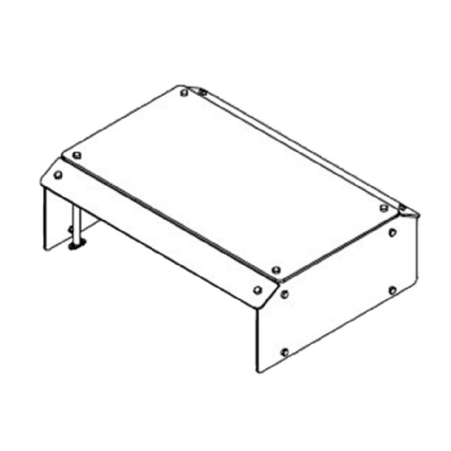 Delfield DCFSKD FlexiShield™ Food Shield Single Tier With Fixed Sneezeguard Front