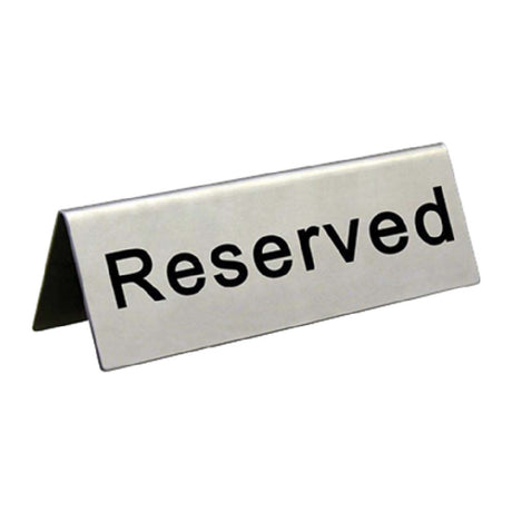 Omcan 80013 (80013) Sign "Reserved" 4-3/4" X 1-3/4" Tent Style