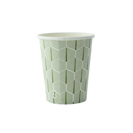PacknWood 210GCLEAF86 - Grab & Go Paper Cup, 8 Oz., 3.15"dia. X 3.6"H